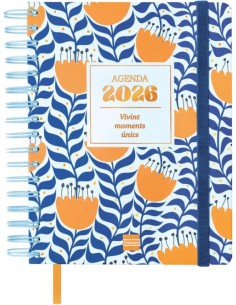 CAT AGENDA ESCOLAR VITAE 4º 25 26 16M SVH AZUL CATALAN